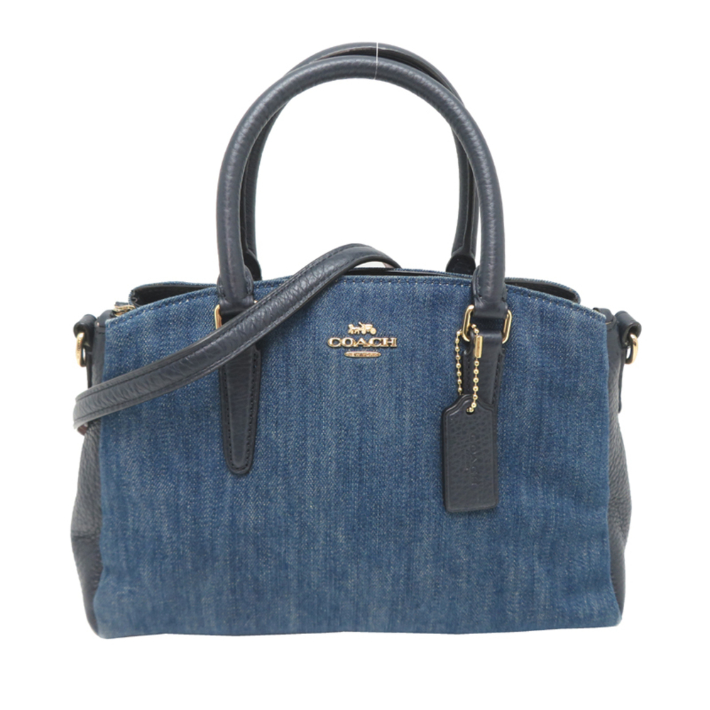 Coach Denim Way Women's Handbag F67473 Blue
